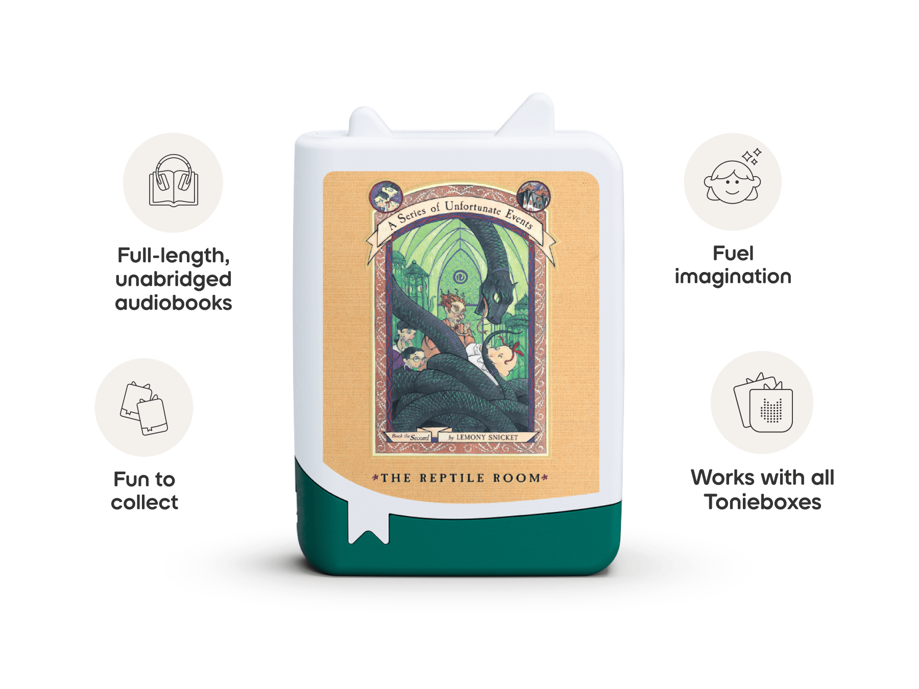 A Series of Unfortunate Events Book Tonies 4 Pack Audio Character