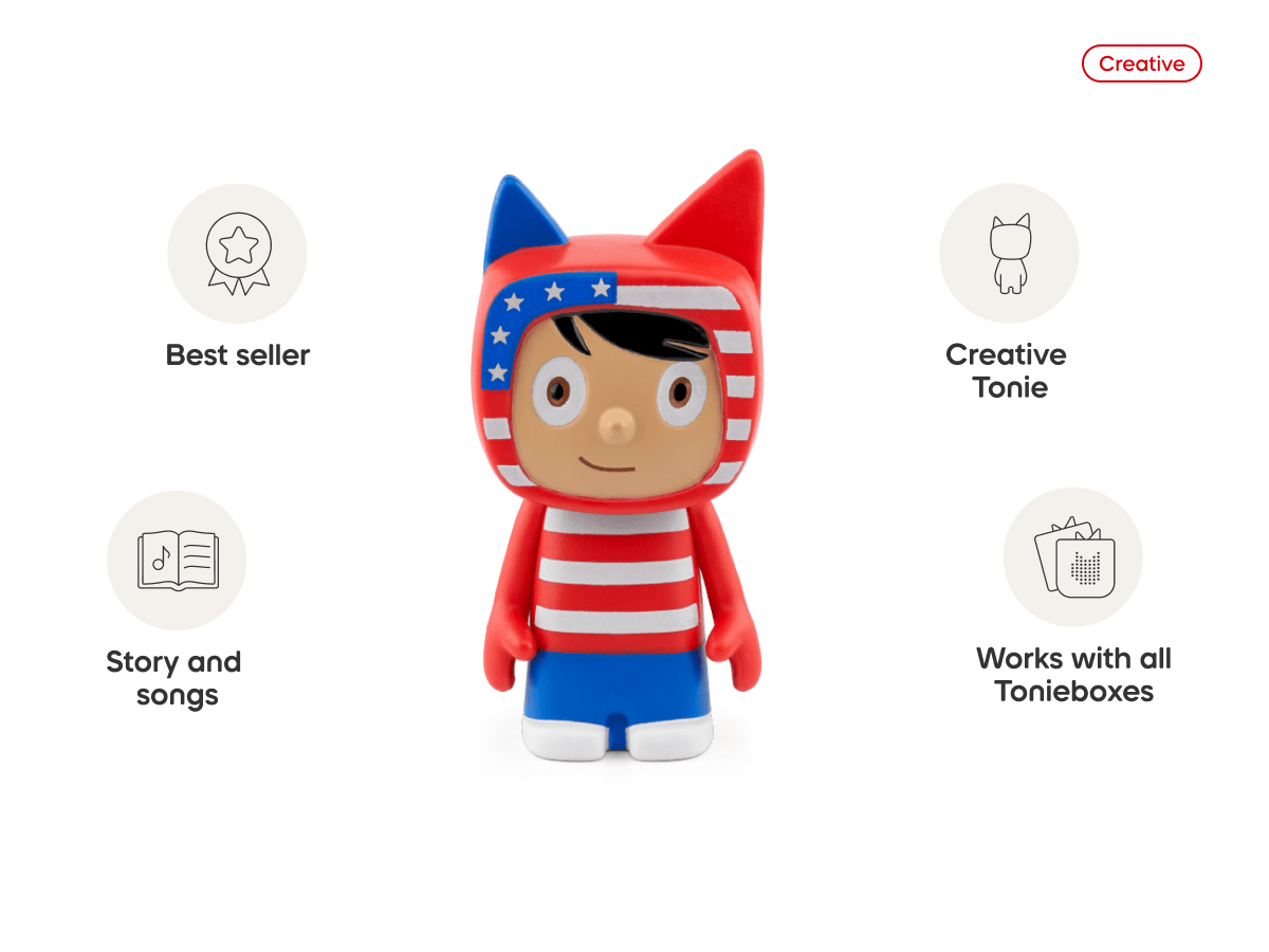 America's 250th Anniversary Creative Tonie Audio Character Recordable