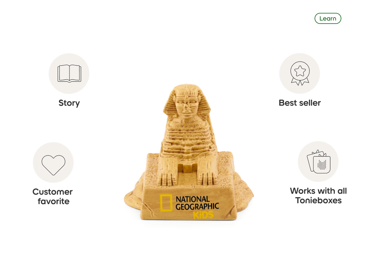 National Geographic Kids Ancient Egypt Tonie Audio Character