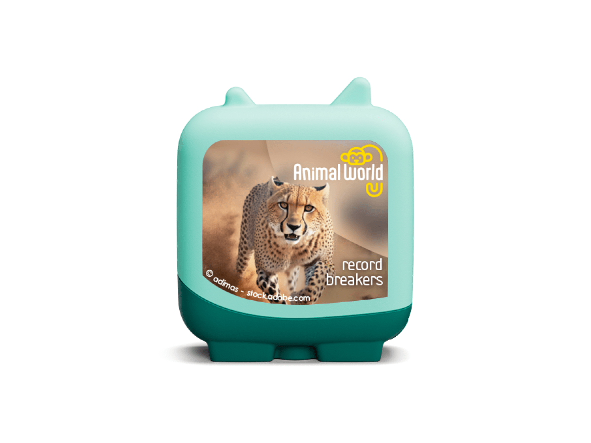 Animal World Record Breakers Pocket Tonies 4 Pack Audio Character