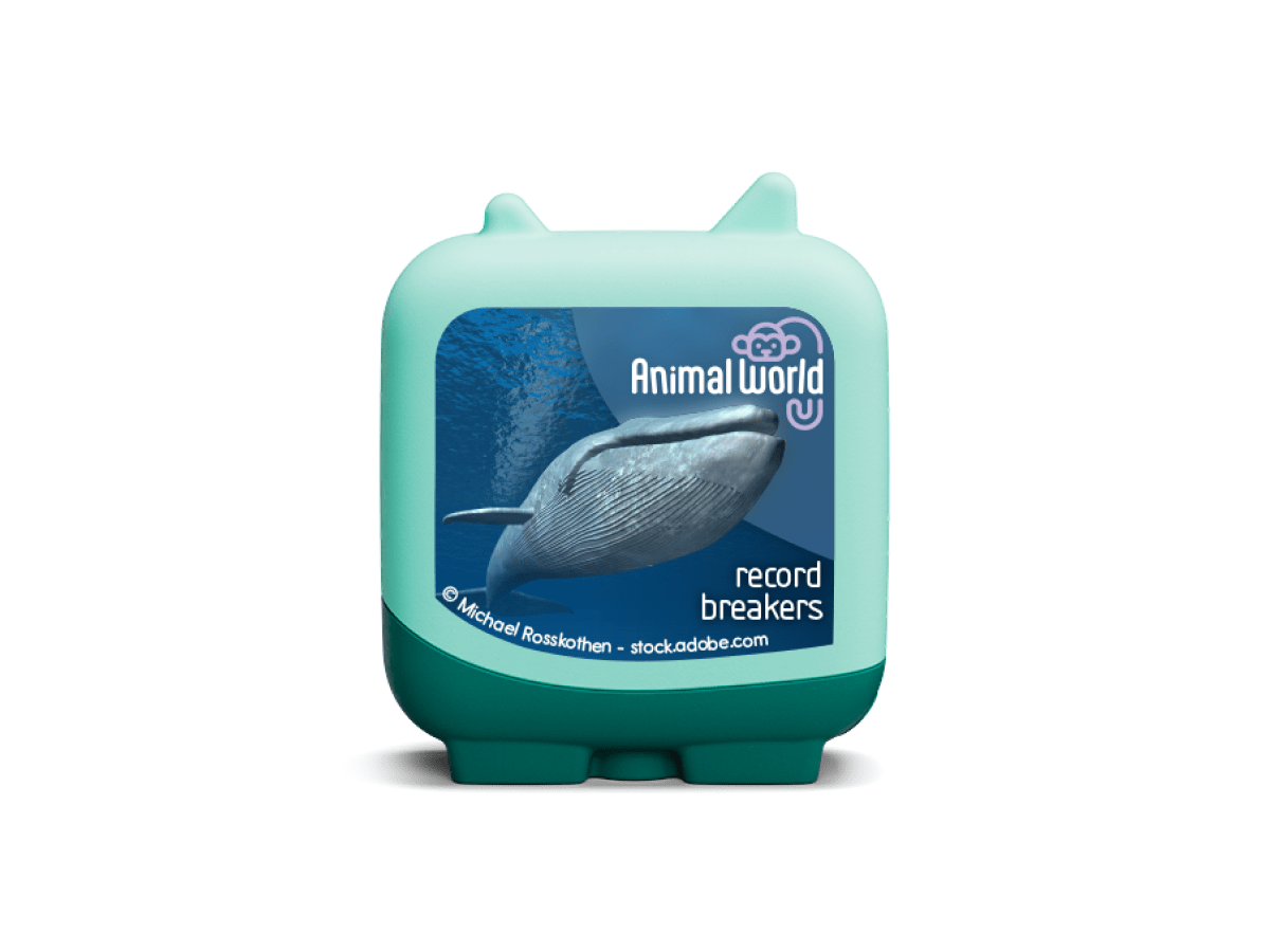 Animal World Record Breakers Pocket Tonies 4 Pack Audio Character
