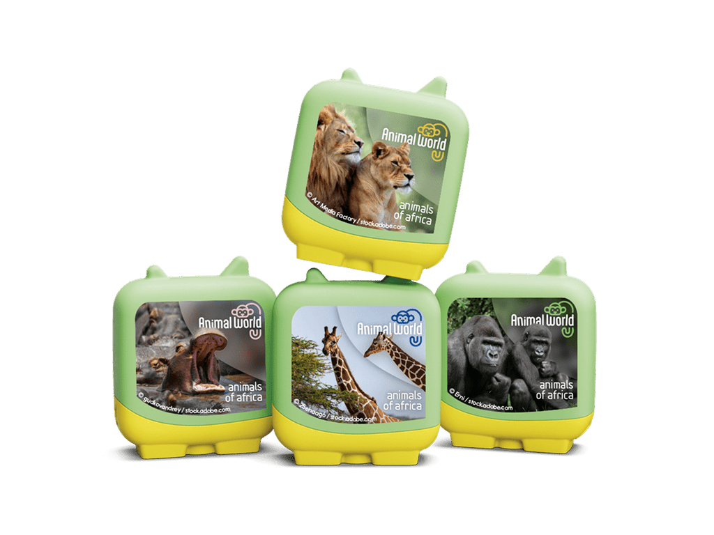 Animal World Animals of Africa Pocket Tonies 4 Pack Audio Character