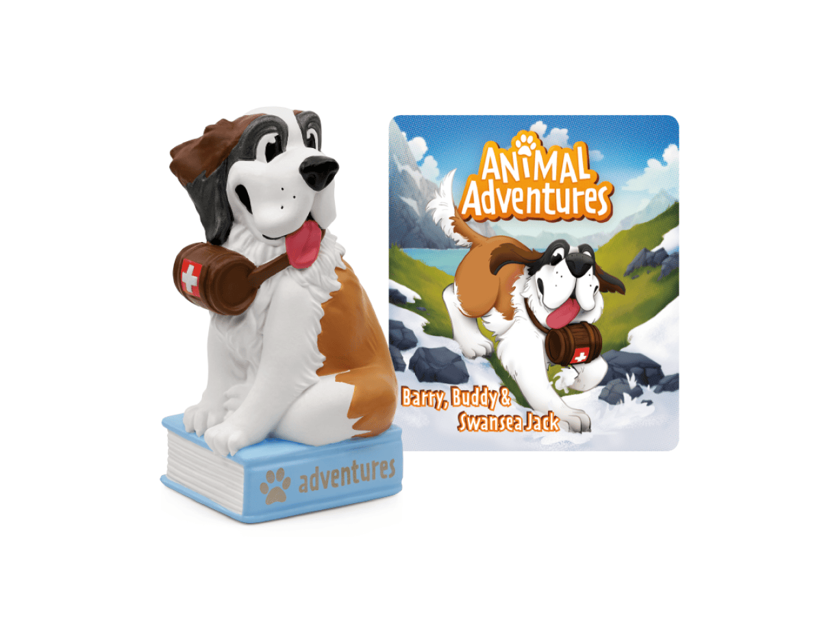 Animal Adventures Barry Buddy and Swansea Jack Tonie Audio Character Holiday Countdown