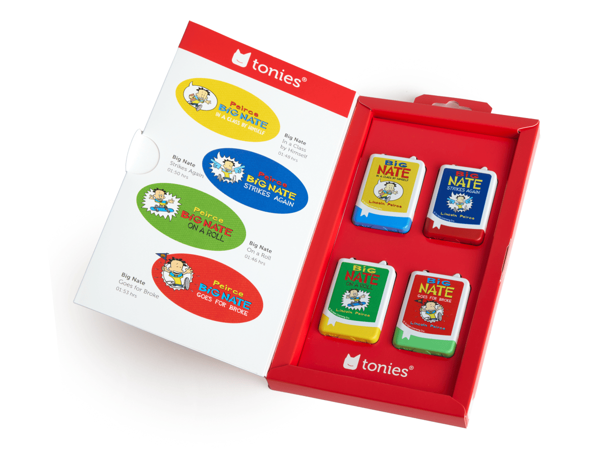 Big Nate Book Tonies 4 Pack Audio Character