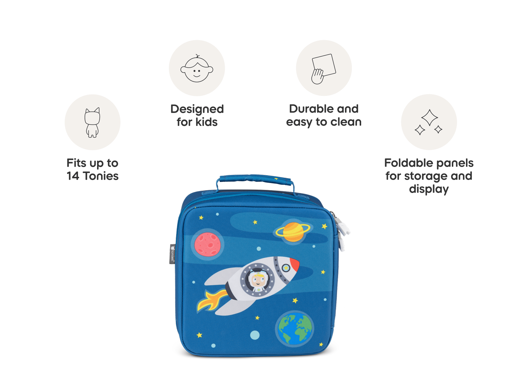 Carrying Case Max for Tonies Blast Off Audio Character Cover