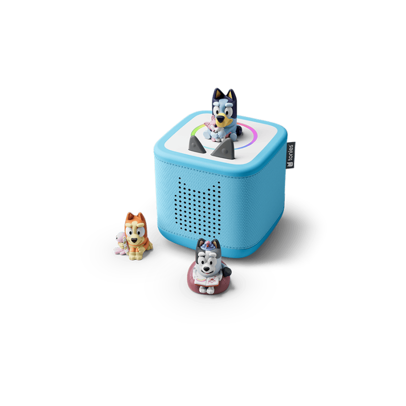 Bluey Toniebox 2 Sky Blue Starter Set Audio Player Collection