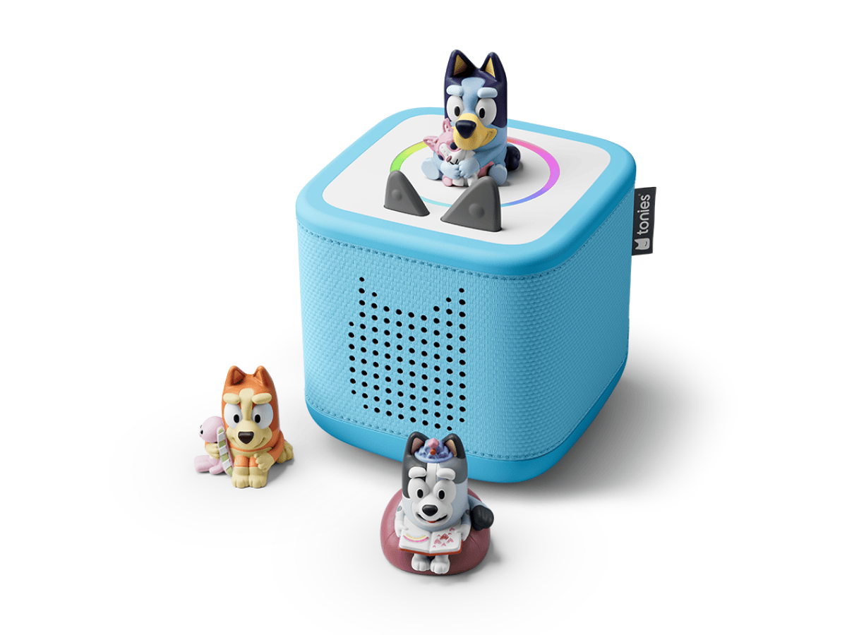 Bluey Toniebox 2 Sky Blue Starter Set Audio Player Collection