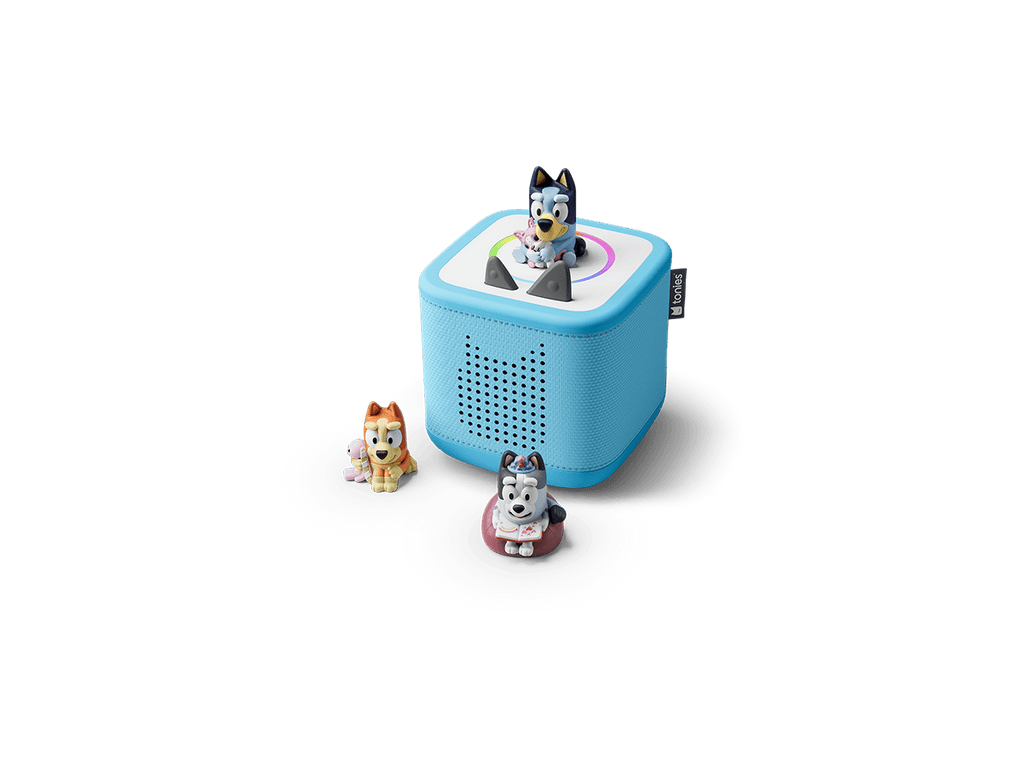 Bluey Toniebox 2 Sky Blue Starter Set Audio Player Collection