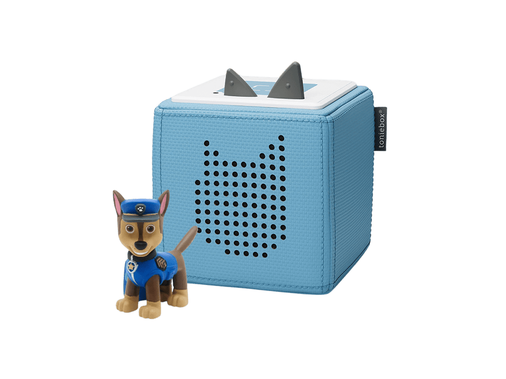 PAW Patrol Chase Toniebox 1 Starter Set Light Blue Audio Player Collection