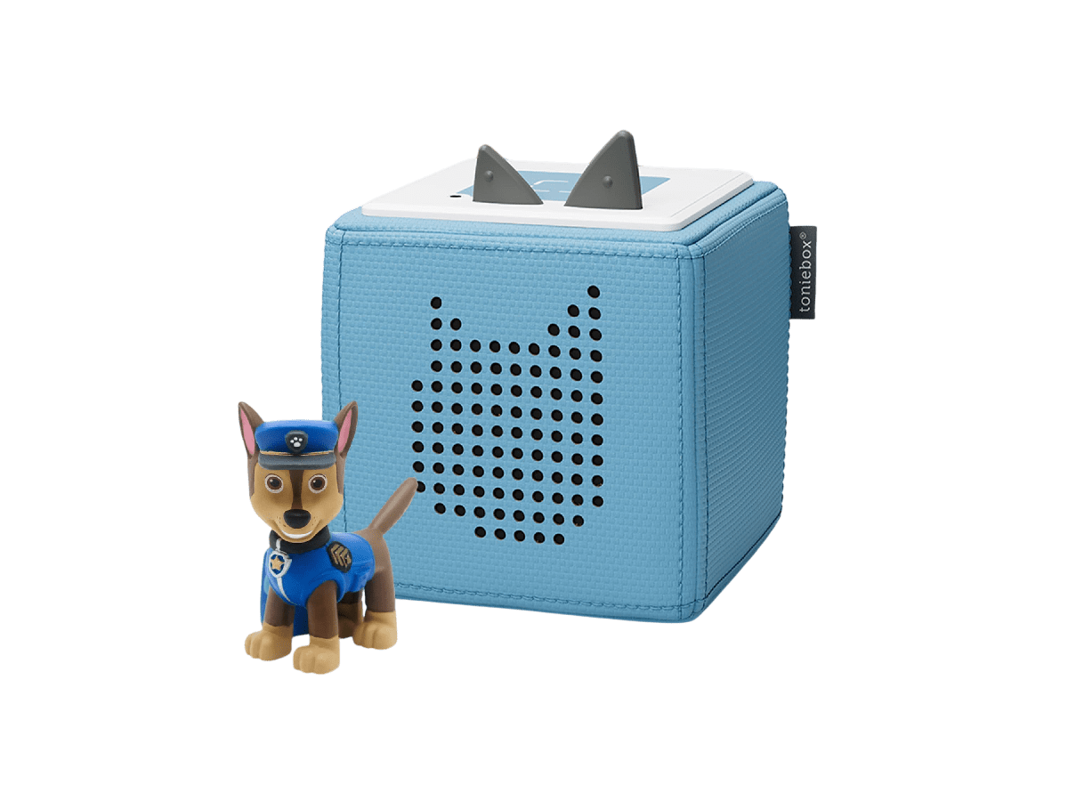 PAW Patrol Chase Toniebox 1 Starter Set Light Blue Audio Player Collection
