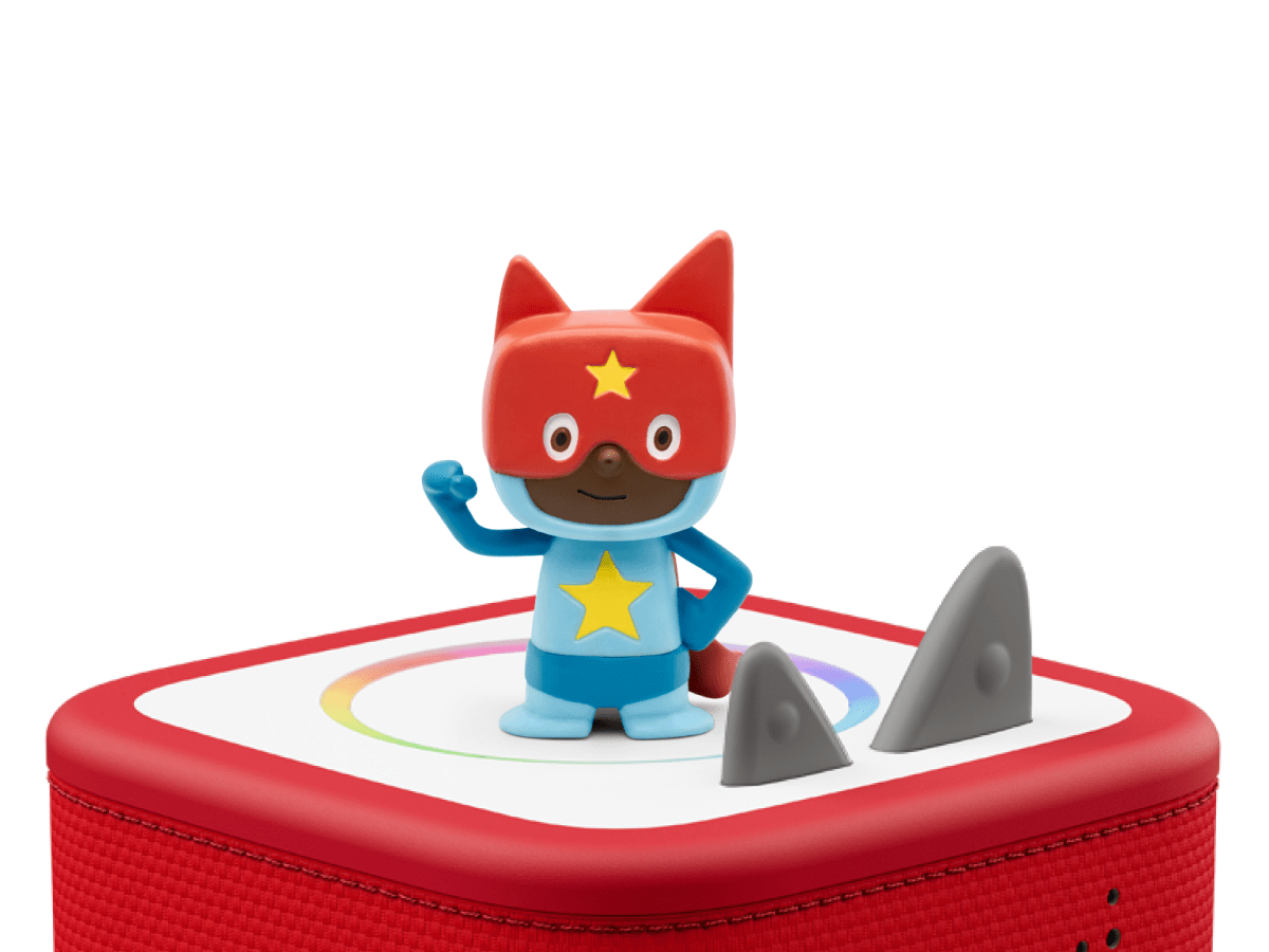 Blue and Red Superhero Creative Tonie Audio Character Recordable