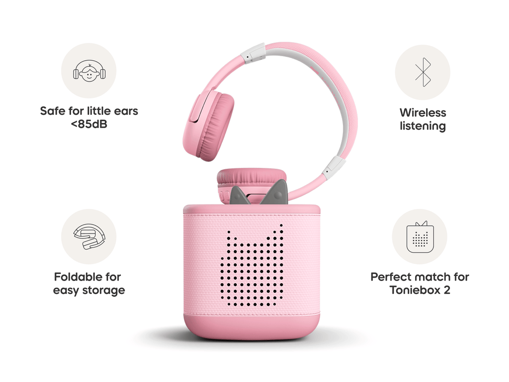 Bluetooth Headphones Cloud Pink Premium