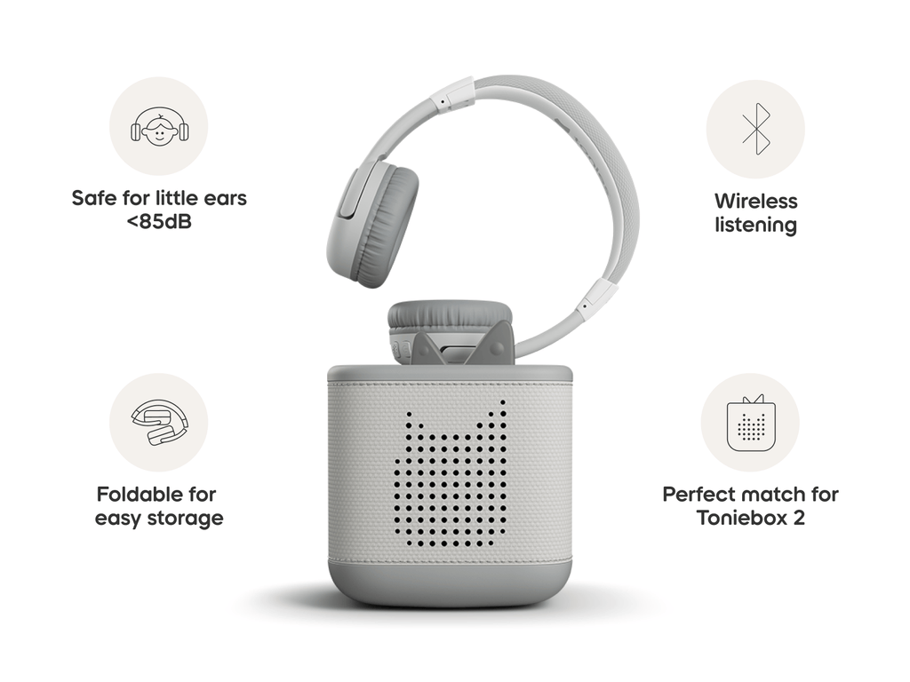 Bluetooth Headphones Moon Gray Premium