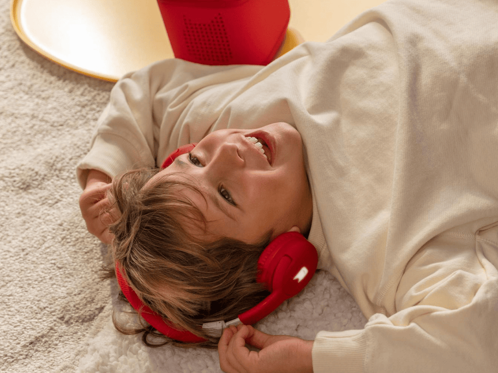 Bluetooth Headphones Sunset Red Premium
