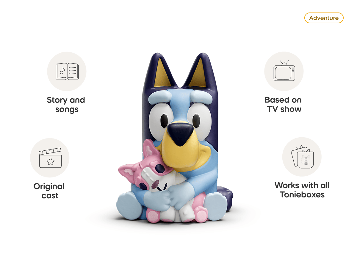 Bluey Tonies 3 Pack Audio Character