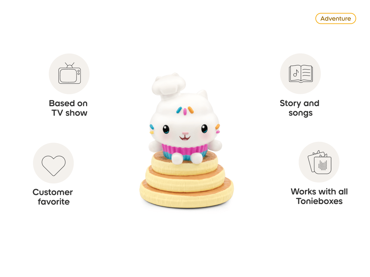 Gabby's Dollhouse Cakey Cat Tonie Audio Character