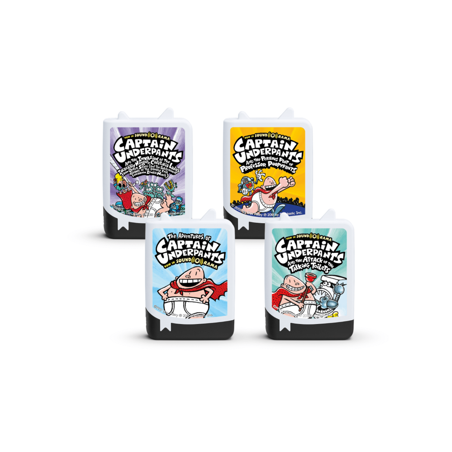 Captain Underpants Book Tonies 4 Pack Audio Character