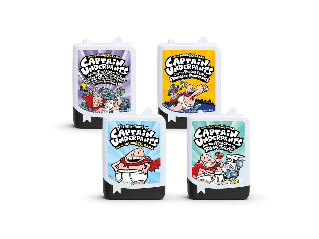 Captain Underpants Book Tonies 4 Pack Audio Character