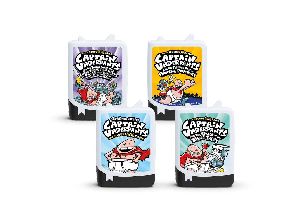 Captain Underpants Book Tonies 4 Pack Audio Character
