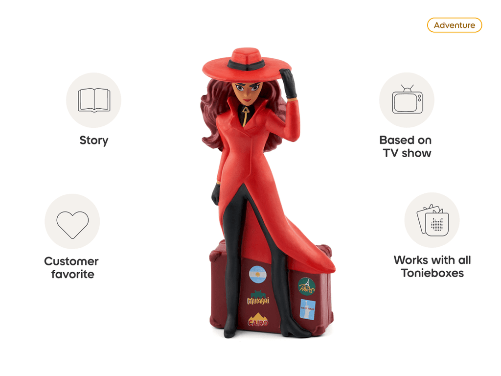 Carmen Sandiego Tonie Audio Character