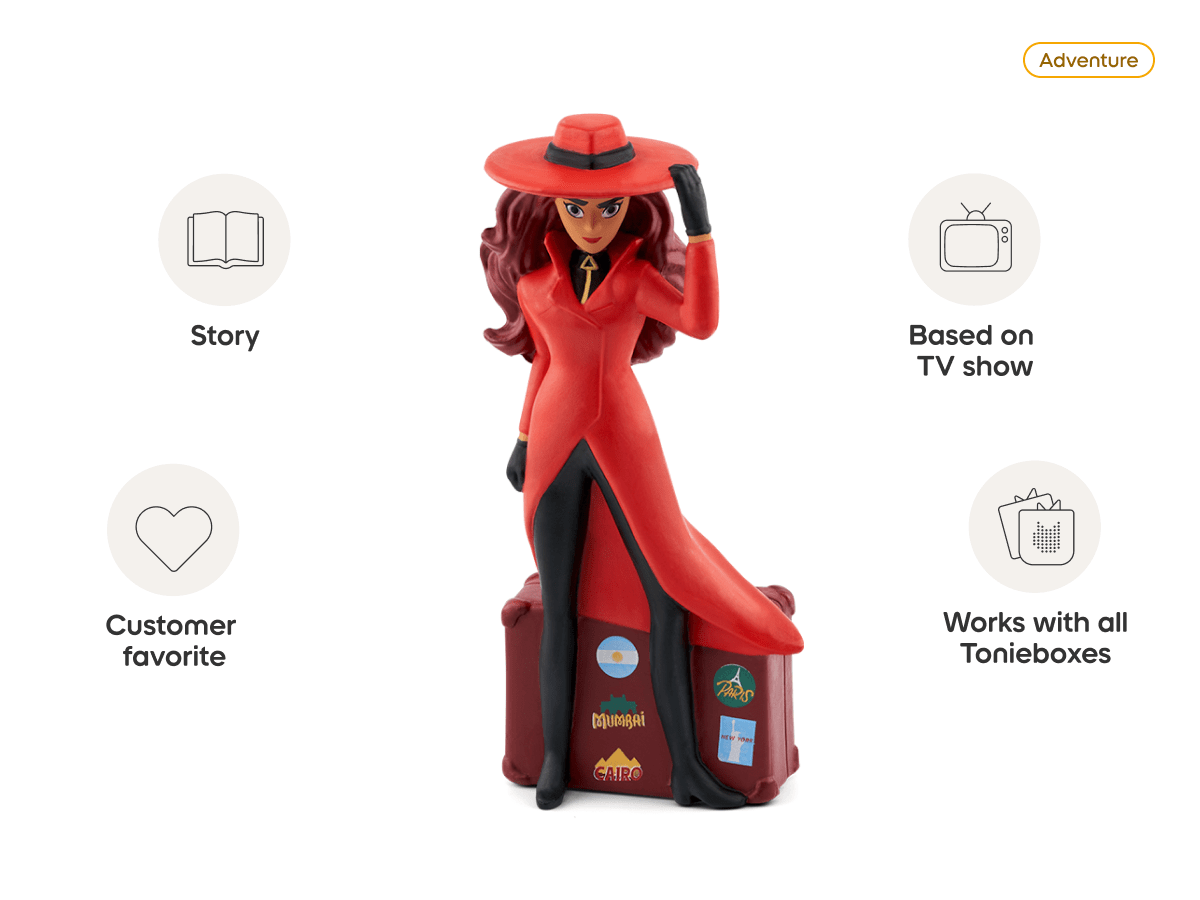 Carmen Sandiego Tonie Audio Character