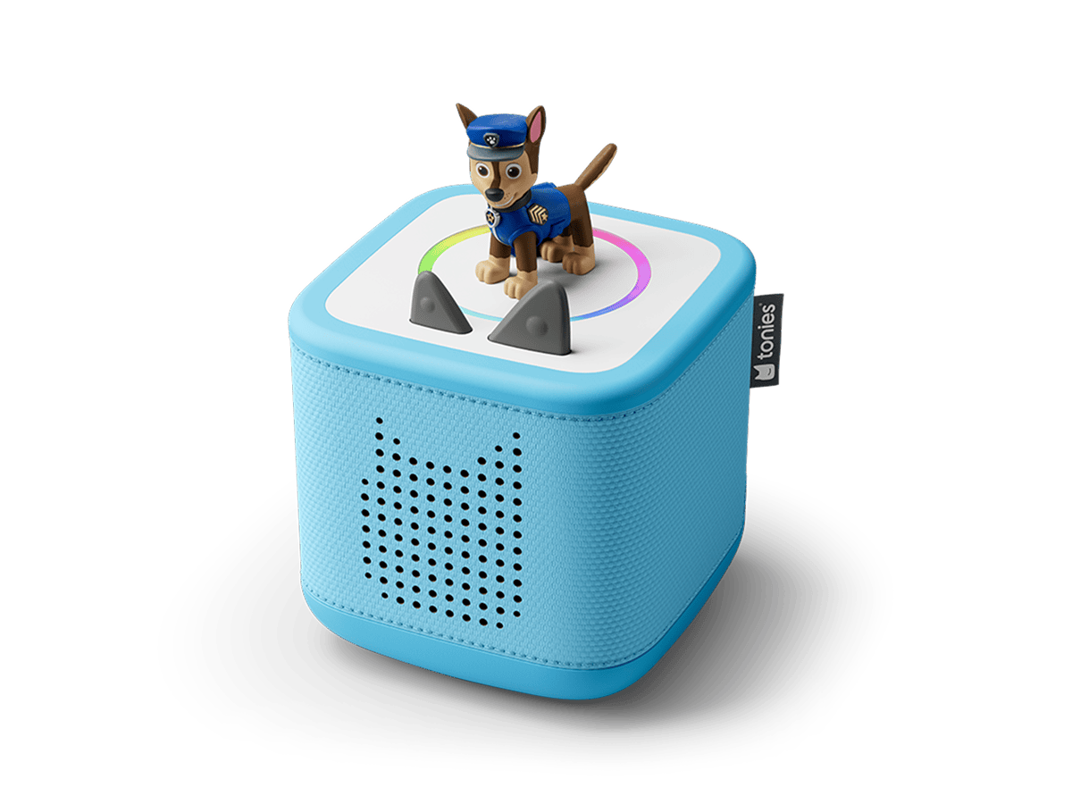 PAW Patrol Chase Toniebox 2 Starter Set Sky Blue Audio Player Collection
