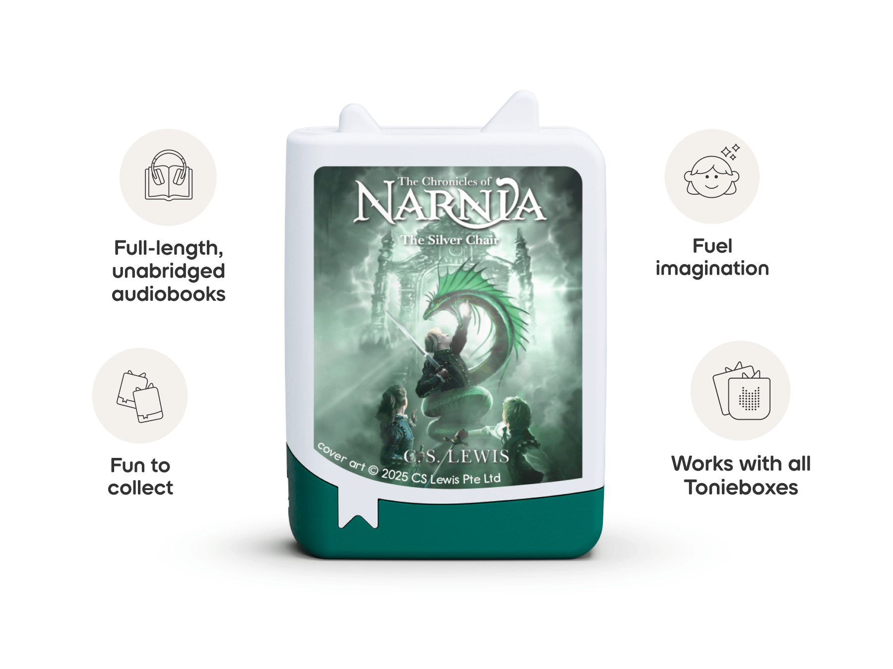 The Chronicles of Narnia Book Tonies Books 5-7 3 Pack Audio Character