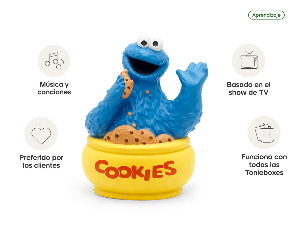 Sesame Street Comegalletas Tonie en Español Audio Character