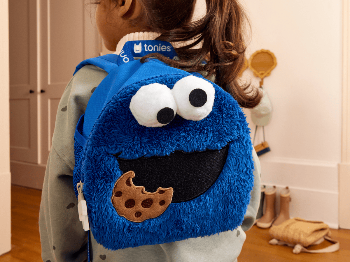 Toniebox Sesame Street Cookie Monster Backpack Audio Player