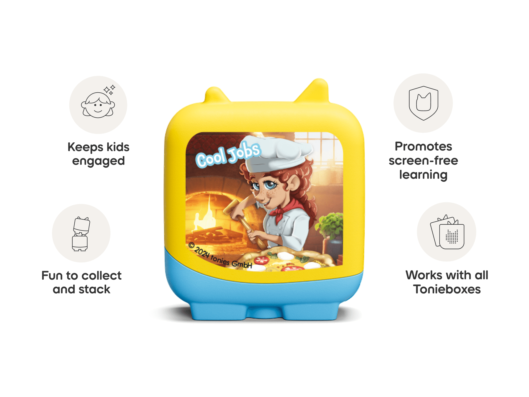 Cool Jobs Pocket Tonies 4 Pack Audio Character