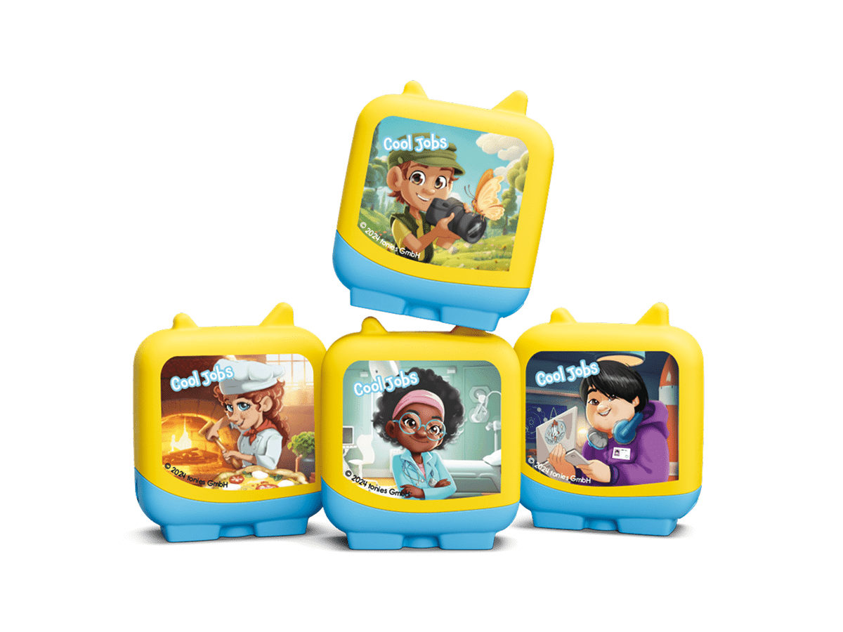 Cool Jobs Pocket Tonies 4 Pack Audio Character