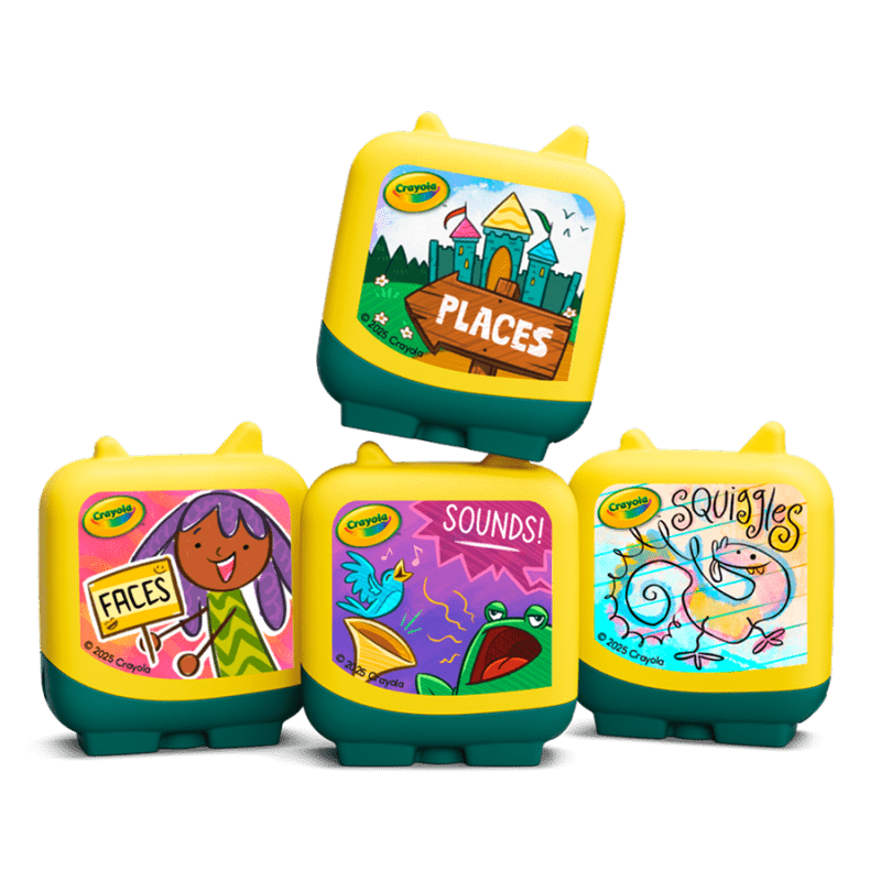 Crayola Art Adventures Pocket Tonies 4 Pack Audio Character Holiday Countdown