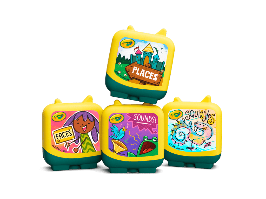 Crayola Art Adventures Pocket Tonies 4 Pack Audio Character Holiday Countdown