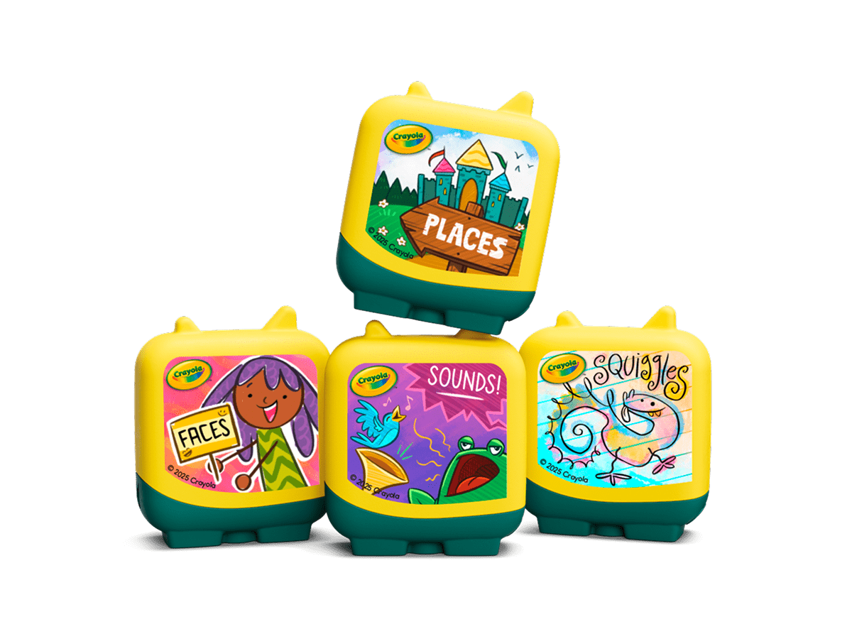Crayola Art Adventures Pocket Tonies 4 Pack Audio Character Holiday Countdown
