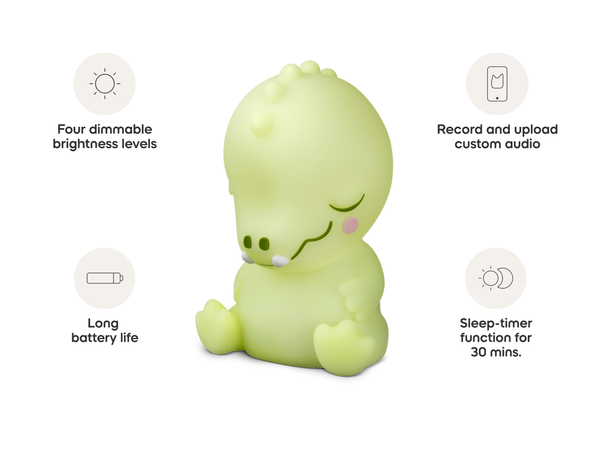 Sleepy Crocodile Night Light Tonie Audio Character Bedtime