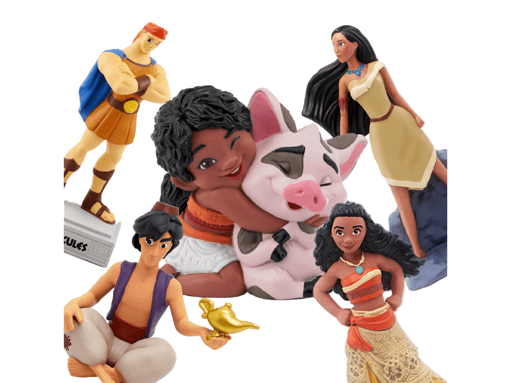 Disney Adventurers 5 Tonies Set Audio Character Collection Holiday Countdown