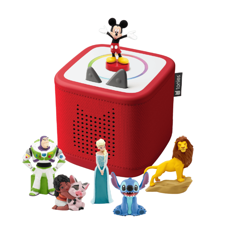 Toniebox 2 Disney Bundle Sunset Red Audio Player Collection