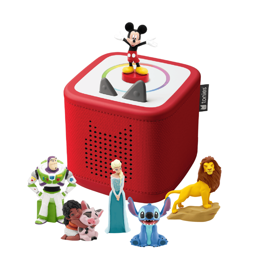 Toniebox 2 Disney Bundle Sunset Red Audio Player Collection