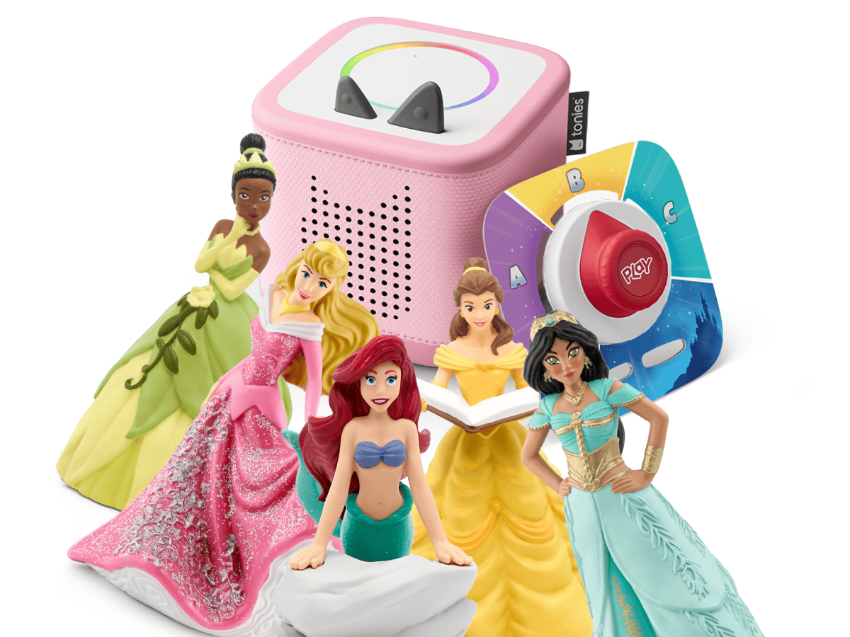 Age 5-6 Disney Princess Toniebox 2 Set Audio Player Collection