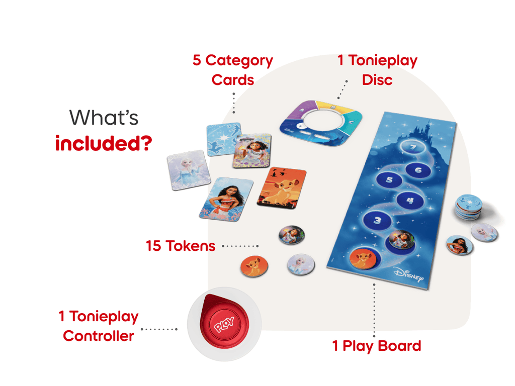 Age 5-6 Disney Princess Toniebox 2 Set Audio Player Collection