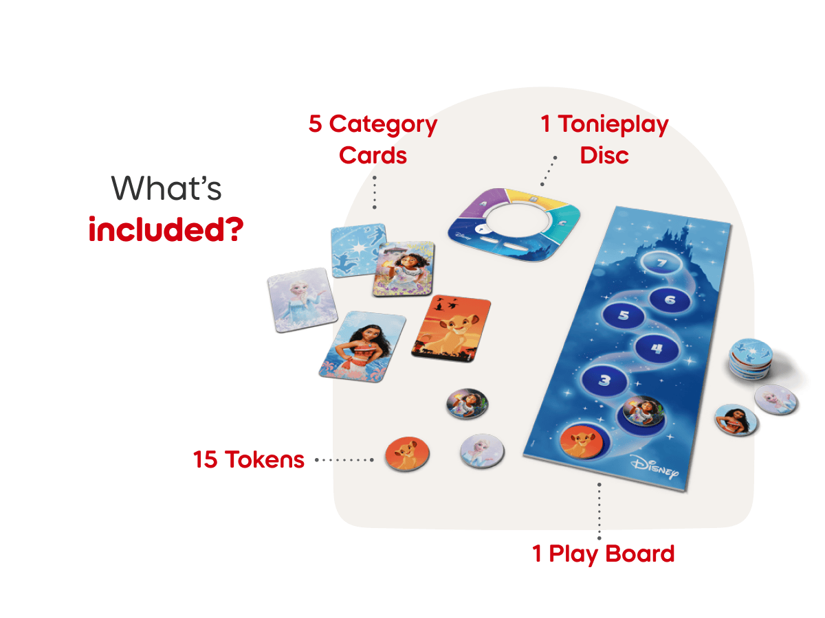 Tonieplay Disney Quiz Kingdom Game Audio Character Activity