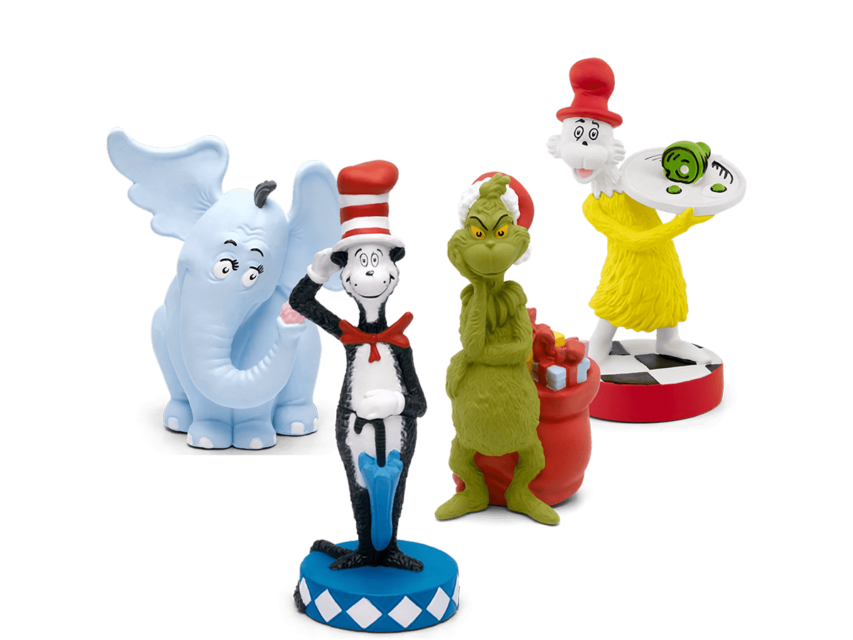 Dr Seuss 4 Tonies Set Audio Character Collection
