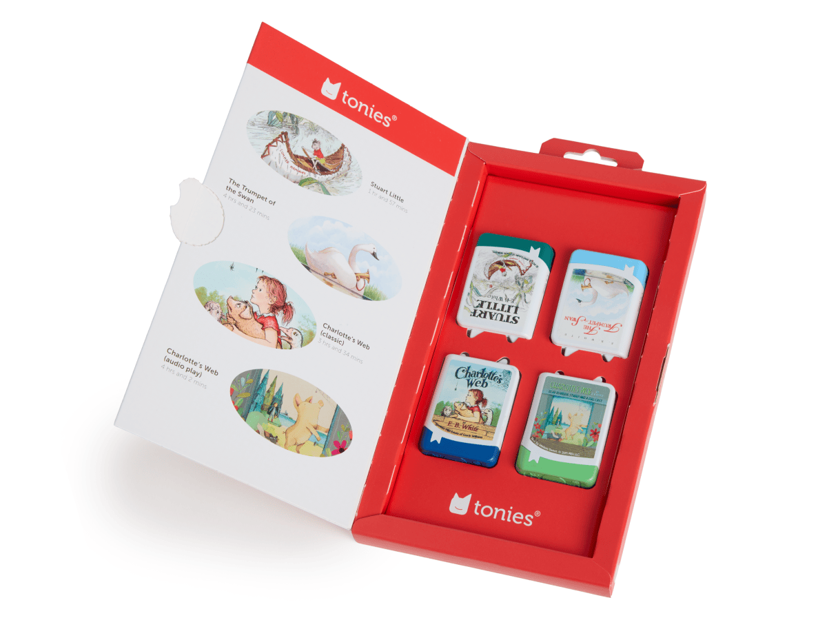 EB White Collection Book Tonies 4 Pack Audio Character
