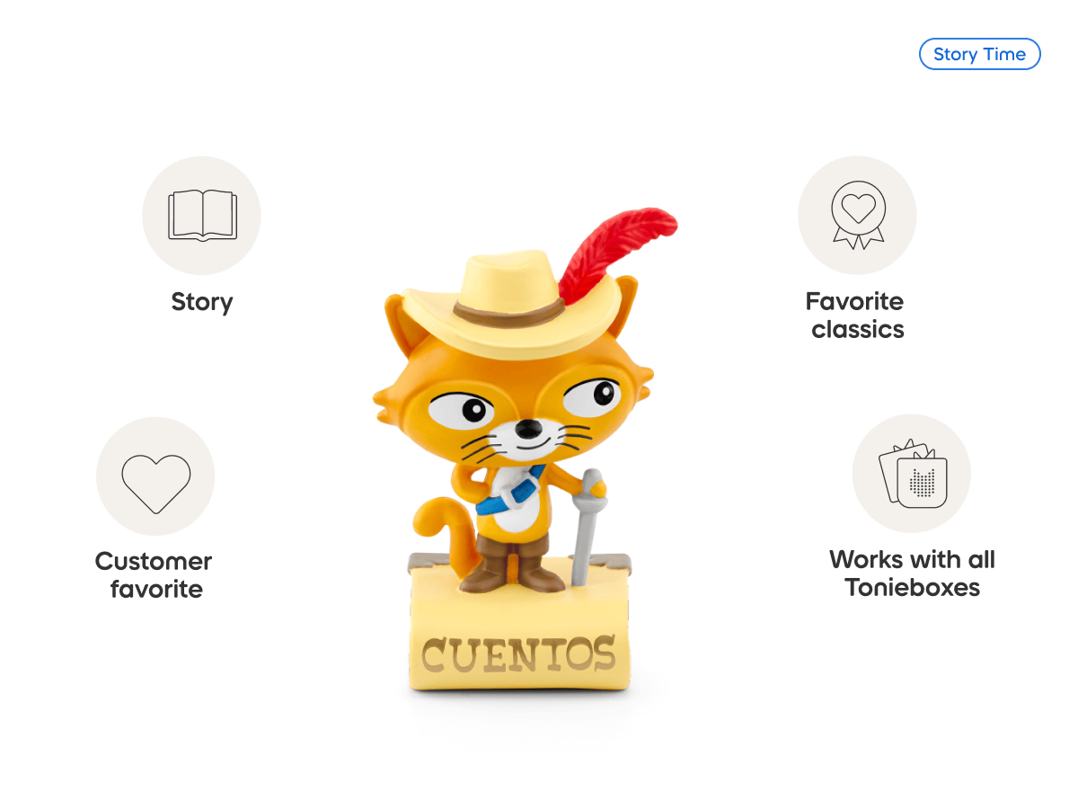 El Gato Con Botas and Otros Cuentos Clásicos Tonie en Español Audio Character