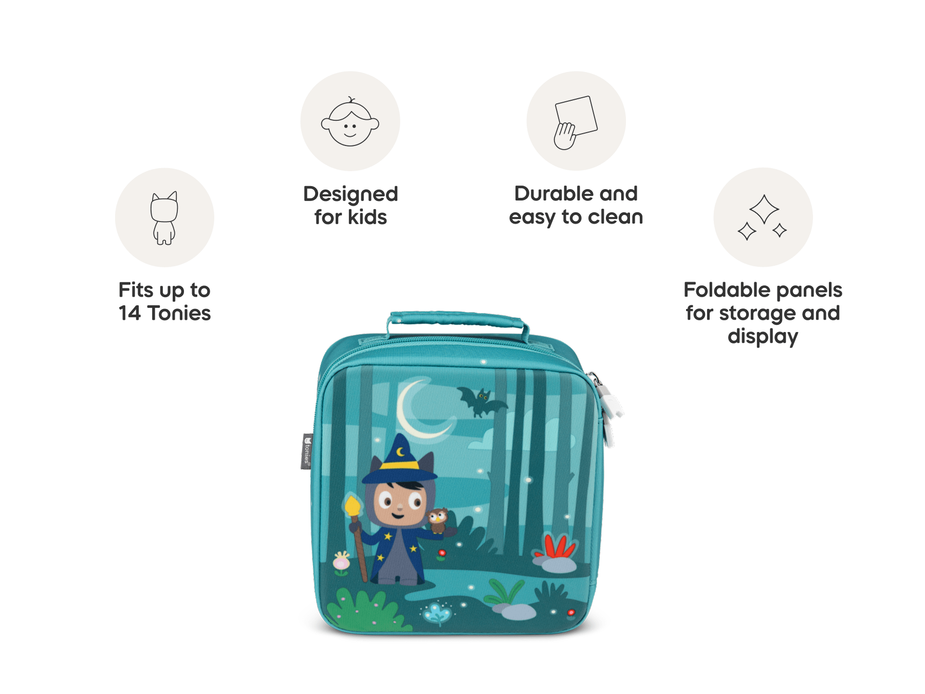 Carrying Case Max for Tonies Enchanted Forest Audio Character Cover
