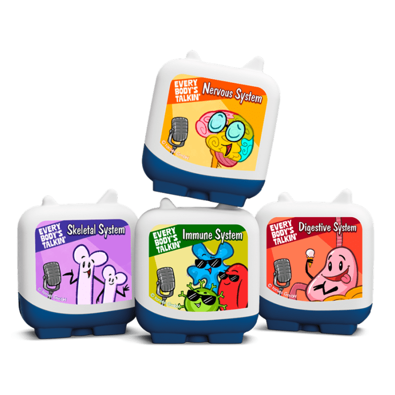 Every Body's Talkin' Pocket Tonies 4 Pack Audio Character