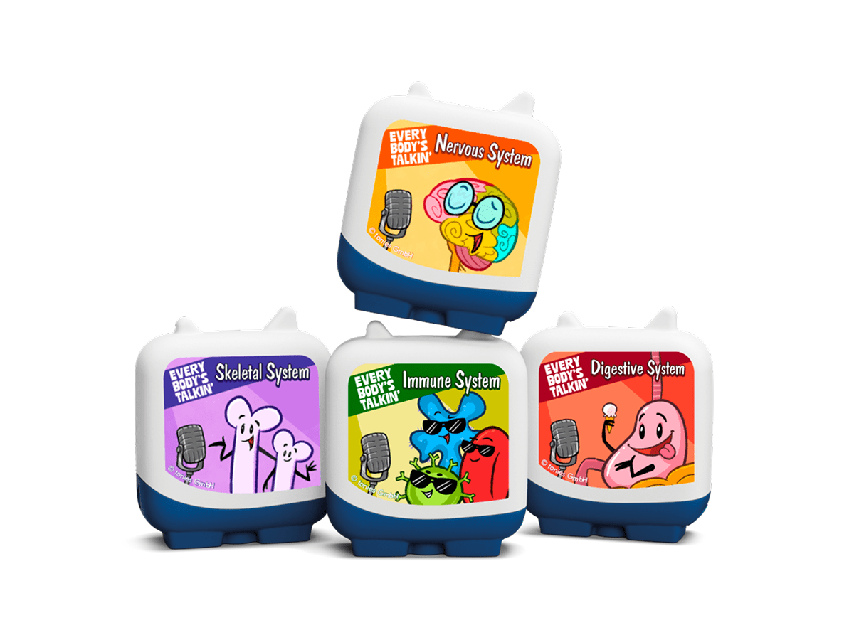 Every Body's Talkin' Pocket Tonies 4 Pack Audio Character