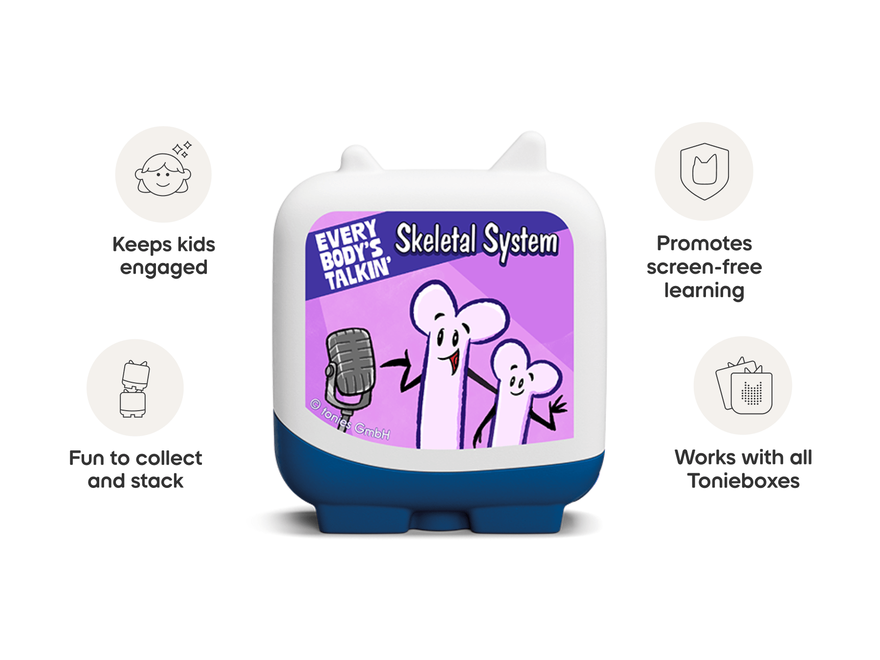 Every Body's Talkin' Pocket Tonies 4 Pack Audio Character