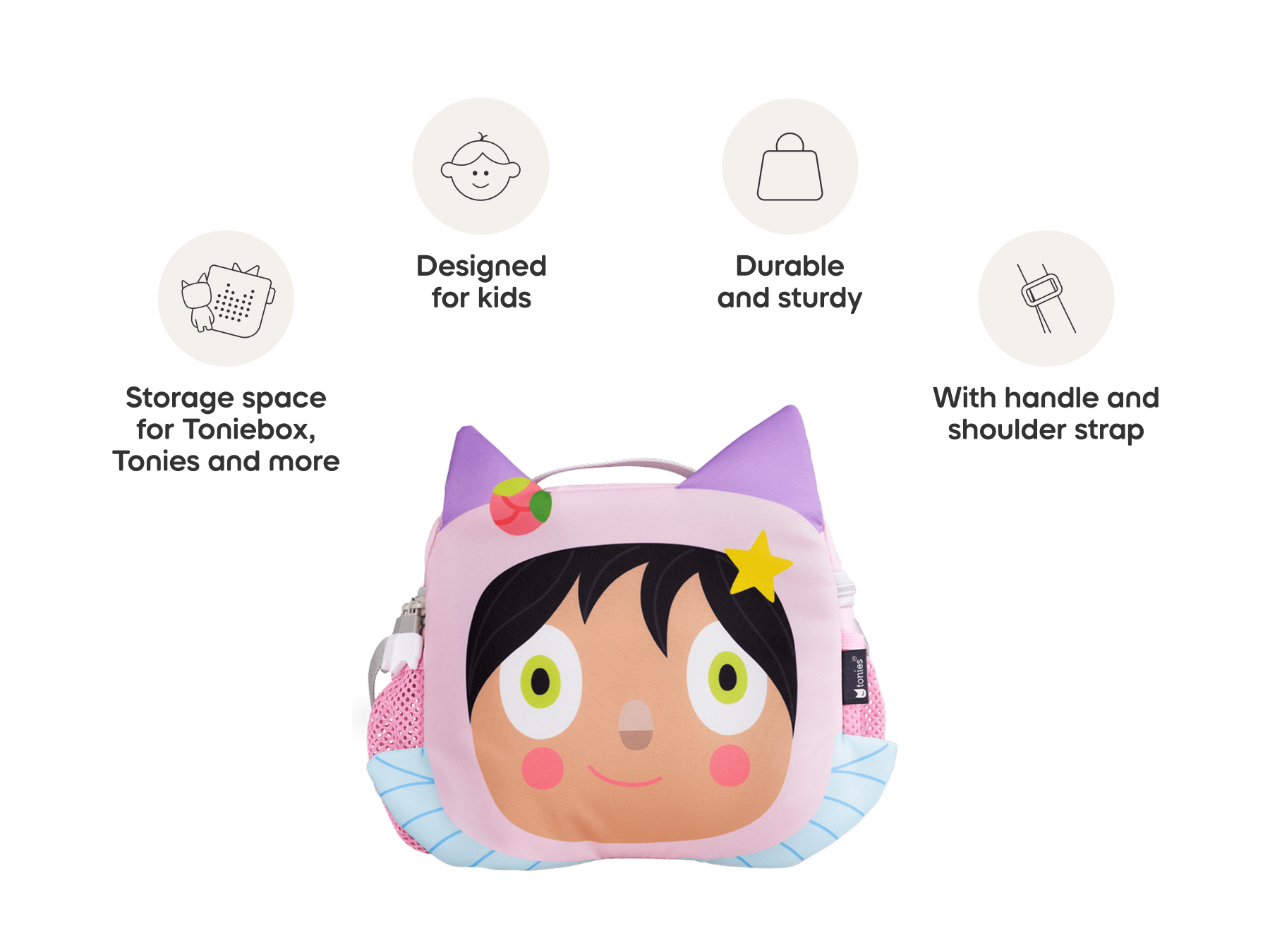 Character Bag for Toniebox Fairy Audio Player