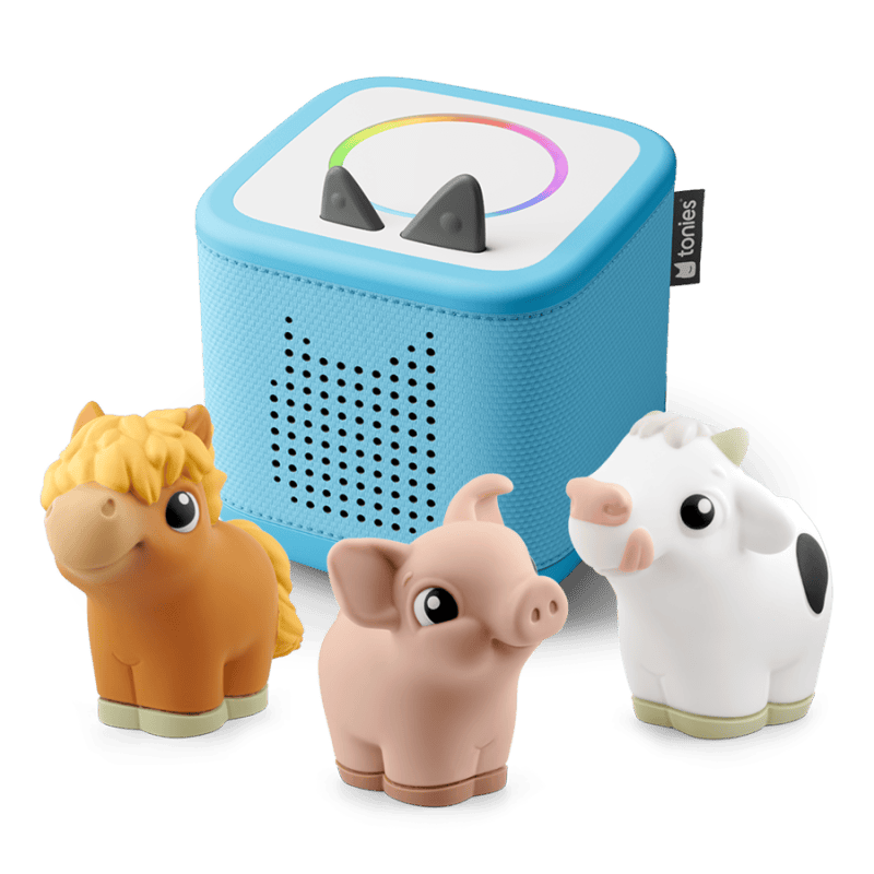 My First Tonies Farm Set Toniebox 2 Starter Set Sky Blue Audio Player Collection